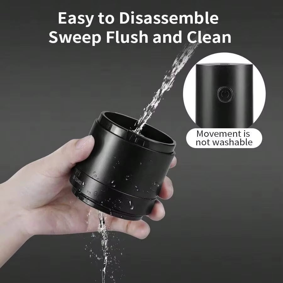 1500mAh Electric Coffee Burr Grinder with Externally Adjustable Type-C Charging - Bean Grinding Machine and Coffee Maker