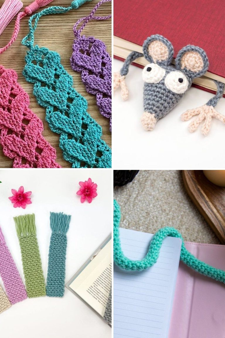 13 Crochet Bookmark Free Patterns