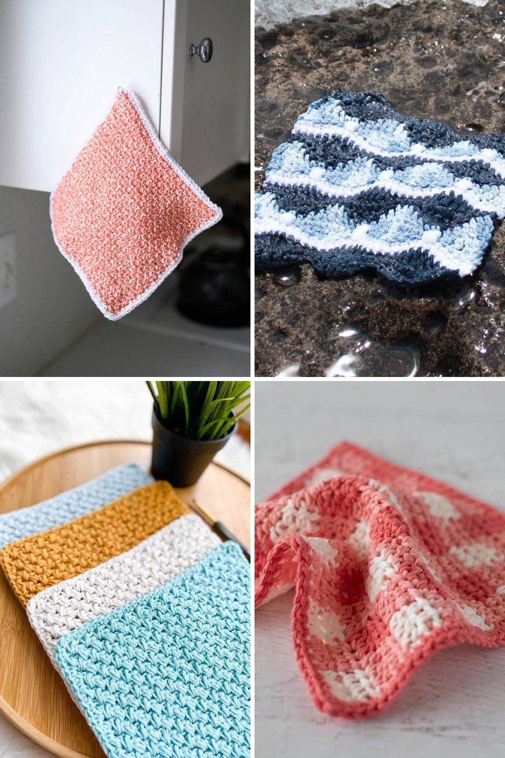 13 Crochet Dishcloth Free Patterns