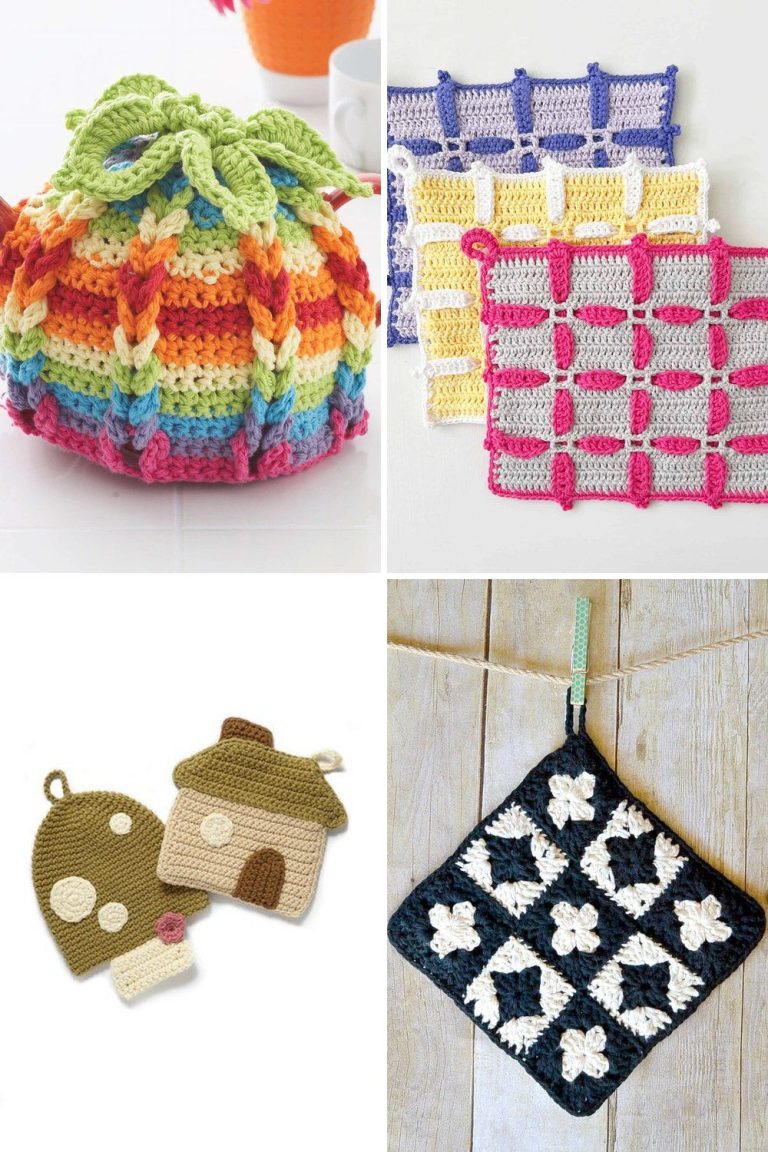 10 Crochet Kitchen Decor Free Patterns