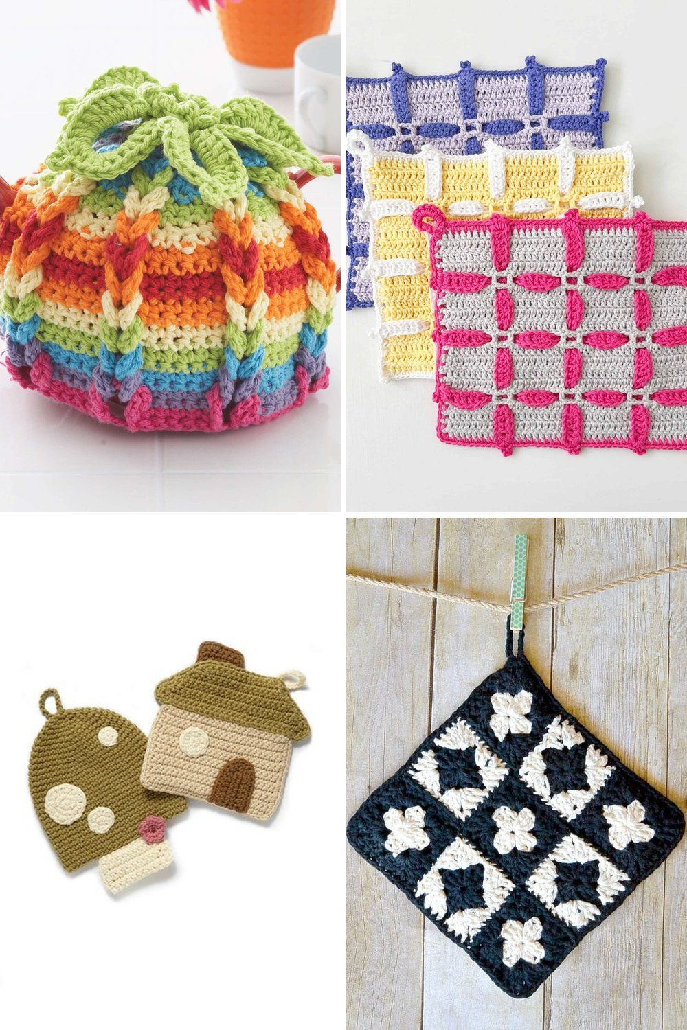 10 Crochet Kitchen Decor Free Patterns