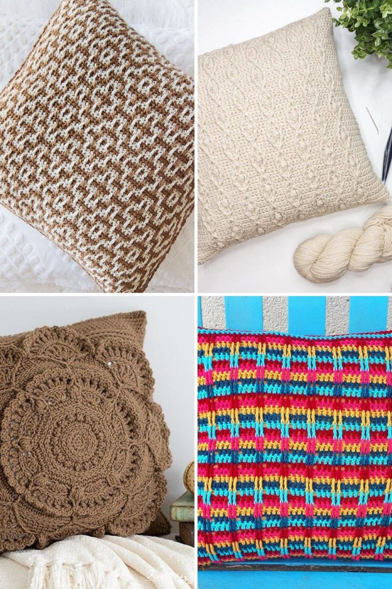 11 Crochet Pillow Free Patterns