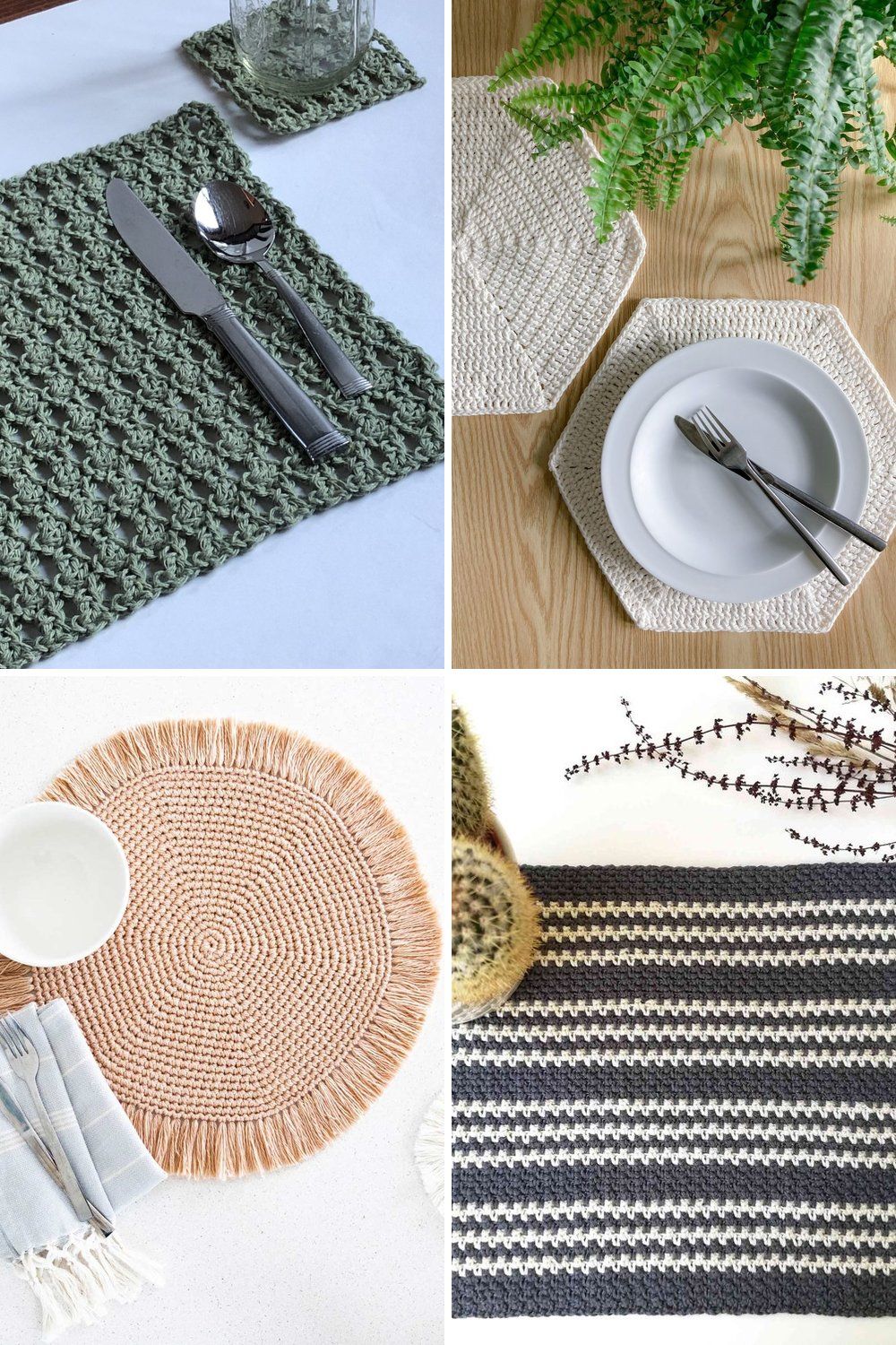 15 Crochet Placemat Free Patterns