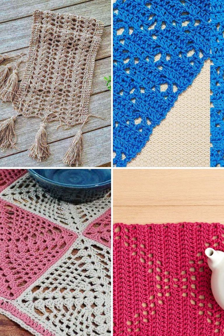 11 Crochet Table Runner Free Patterns