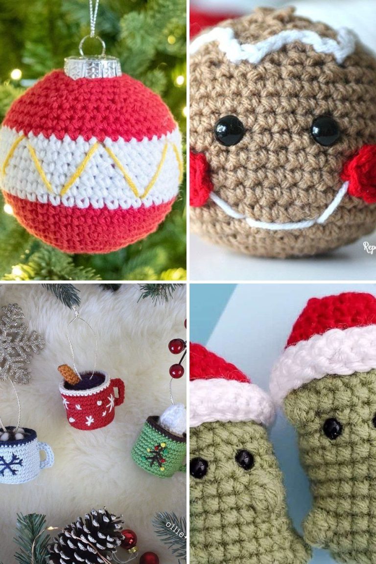 13 Crochet Christmas Ornament Free Patterns