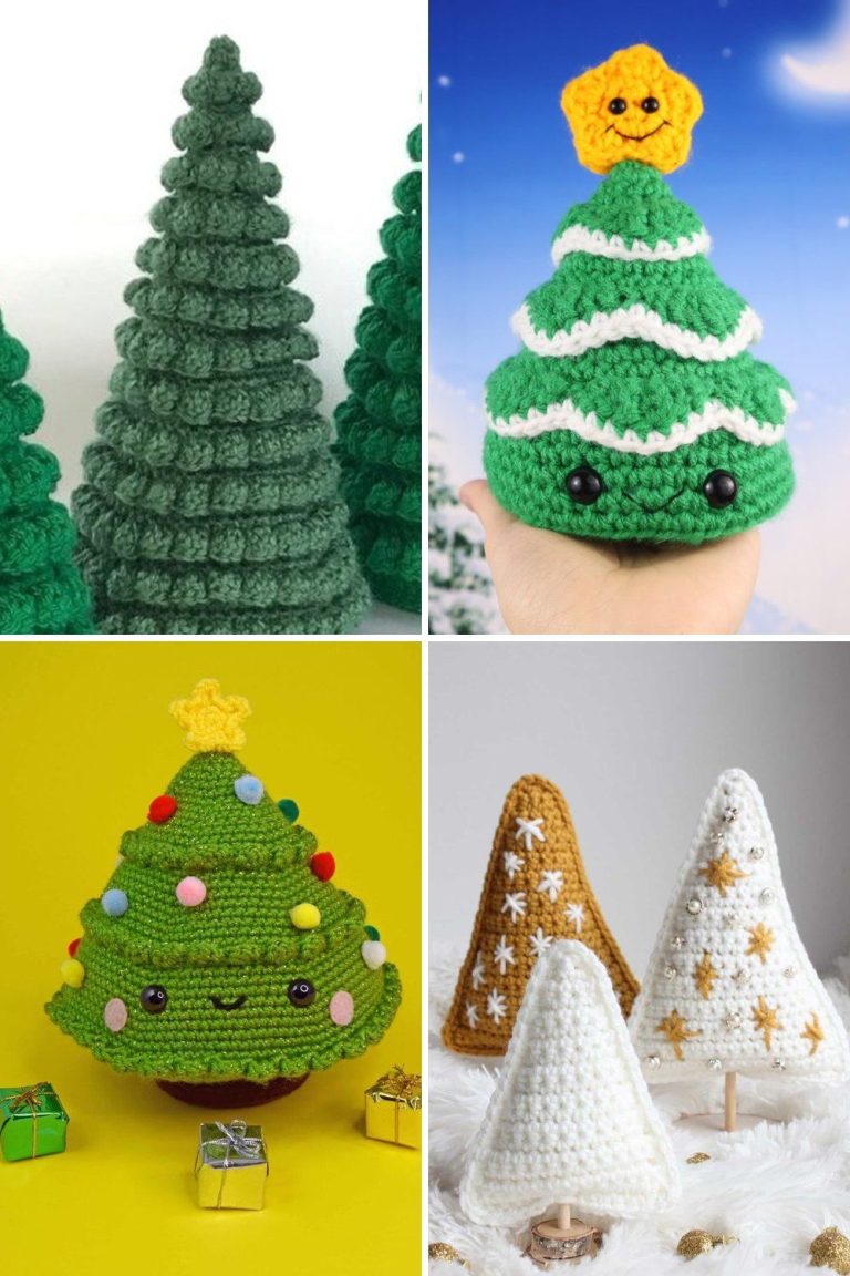 12 Crochet Christmas Tree Free Patterns