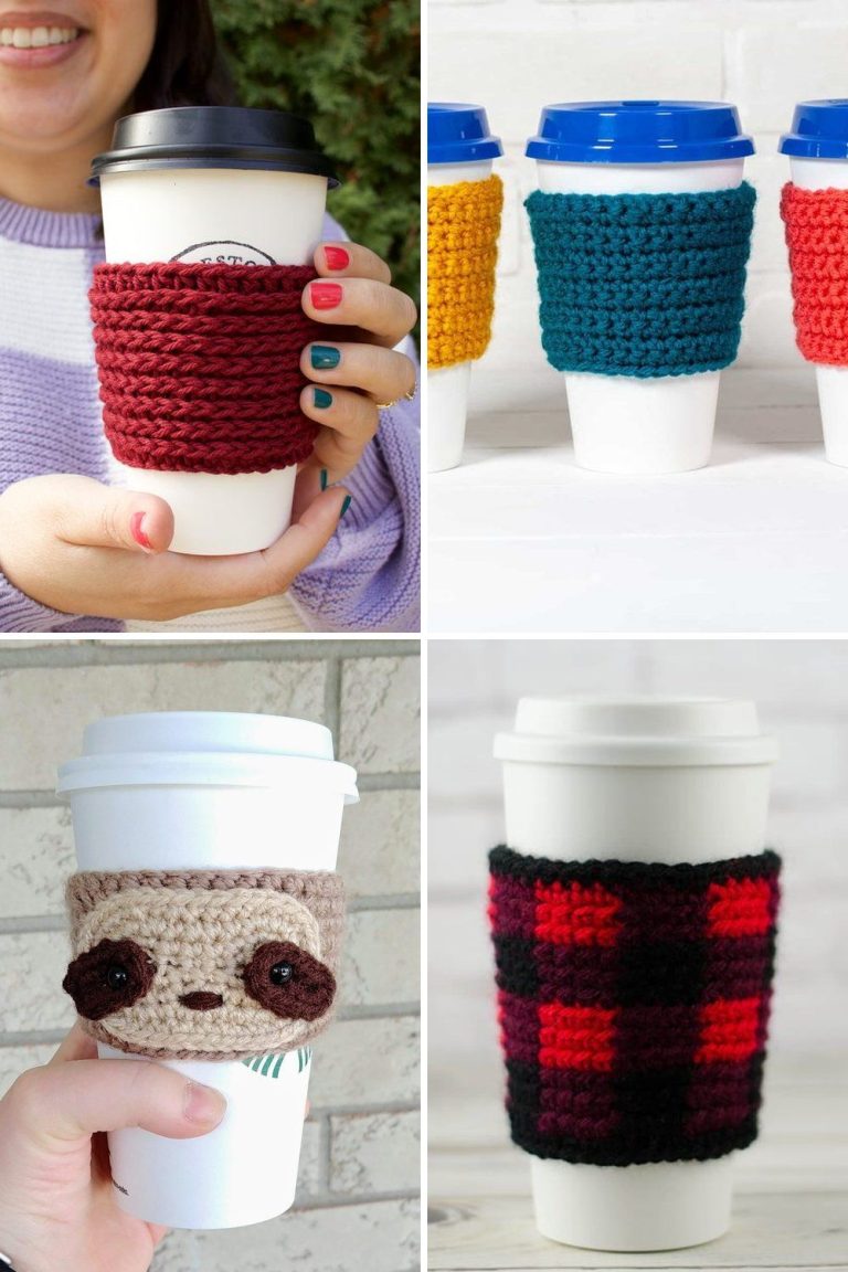 11 Crochet Cup Cozy Free Patterns