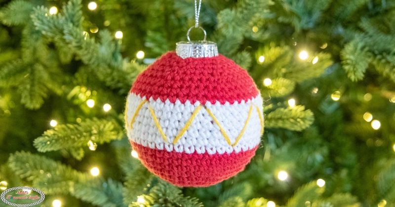 Classic Ornament Ball free crochet pattern by Nicki's Homemade Crafts