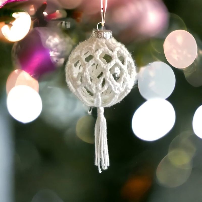 Starlight Lace Ornament free crochet pattern by Tasha Margette