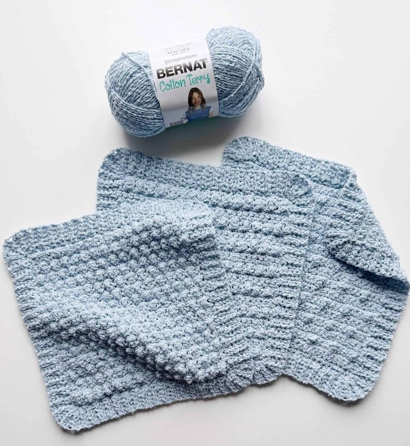 Summer Tide Dishcloths free crochet pattern by Hannah