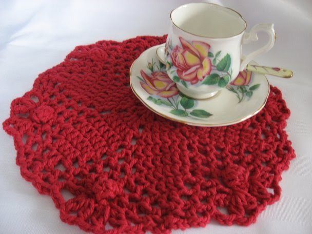 Tea Time Doily free crochet pattern by Toni