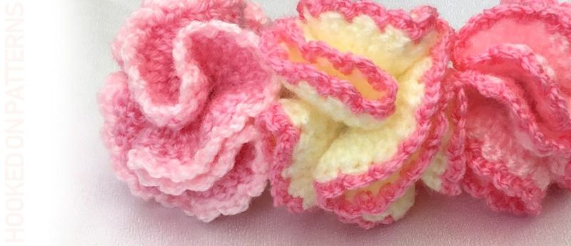 Crochet Carnations free crochet pattern by Ling Ryan