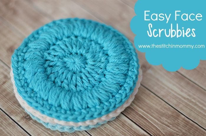 Easy Face Scrubbies free crochet pattern by Amy Ramnarine