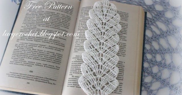 Crochet Leaf Bookmark free crochet pattern by Olga Poltava