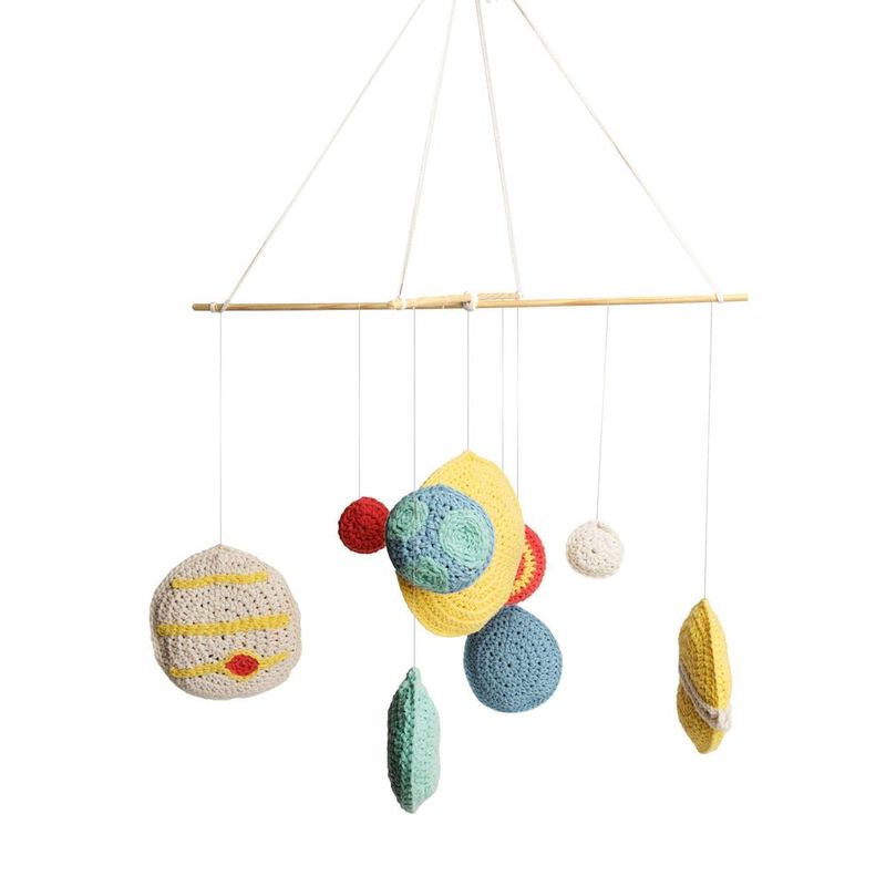Solar System Crochet Mobile free crochet pattern by Bernat