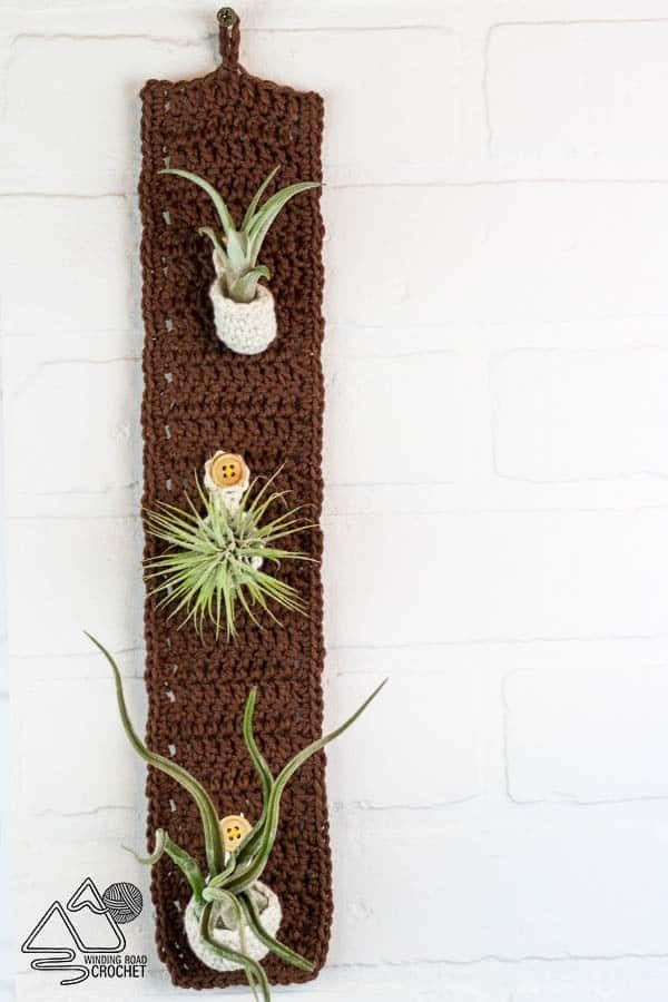 Quick and Easy Crochet Plant Hanger free crochet pattern by Lindsey Dale