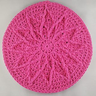 Waterlily Hotpad free crochet pattern by Stacey LW Lee