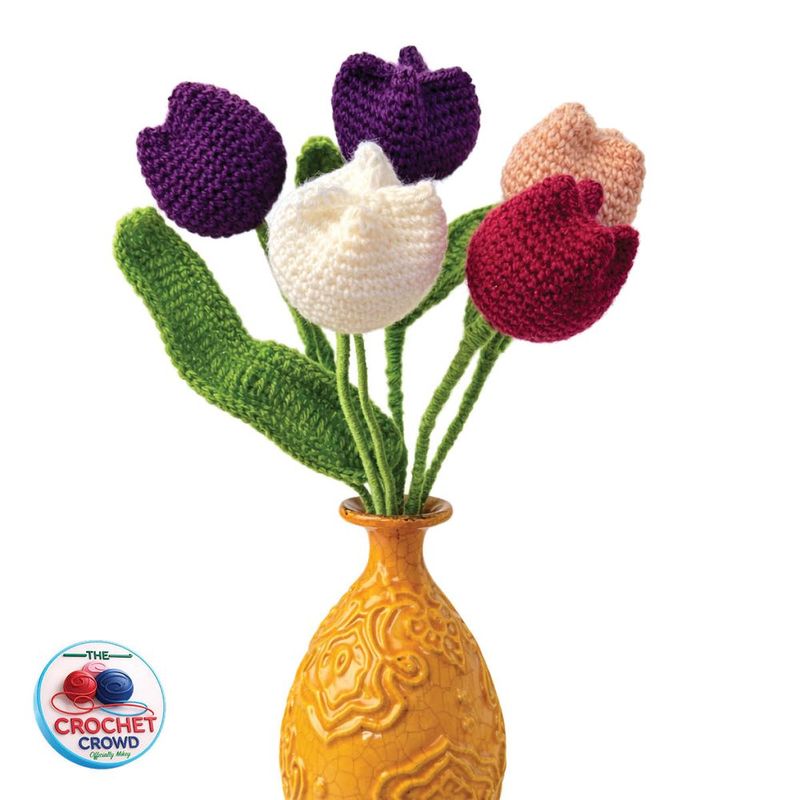 Free Crochet Tulips free crochet pattern by Mikey