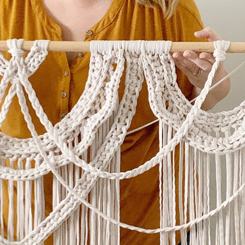The Malvine Wall Hanging free crochet pattern by Meghan Ballmer