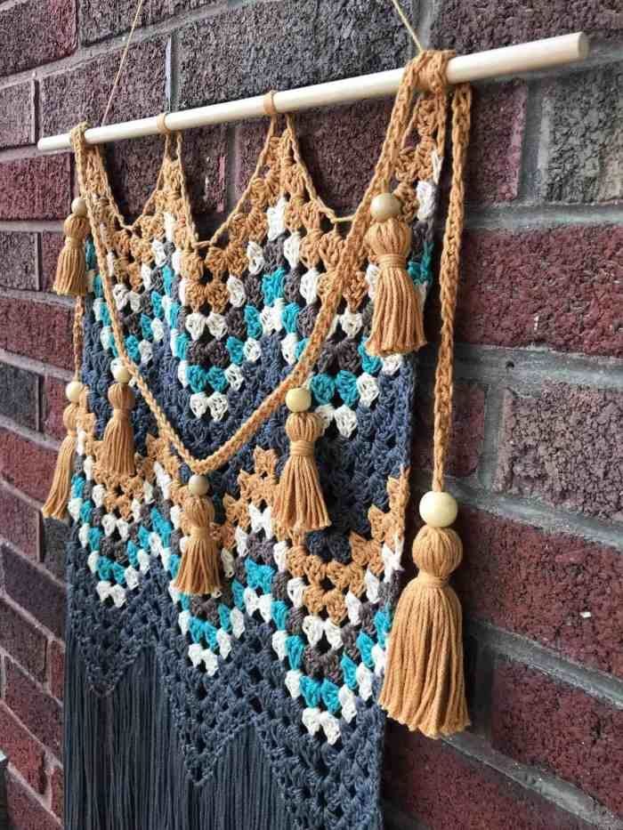 Juniper Wall Hanging free crochet pattern by Denisse Sharpe